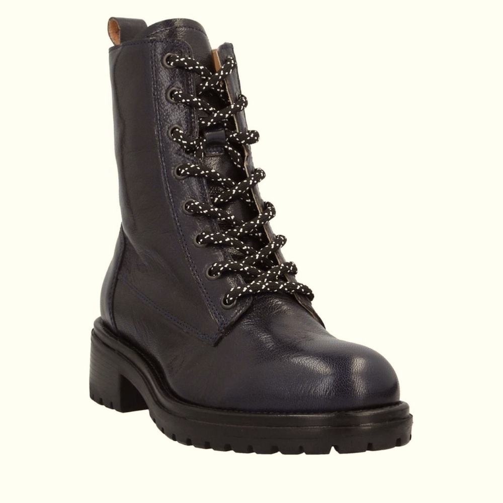 Boemos Italian Leather Combat Boots
